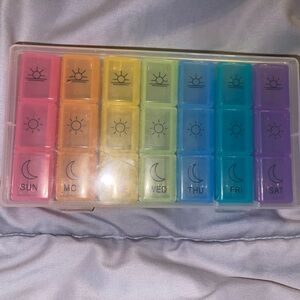 7 Day Weekly Medication Pill Organizer Storage Container Box Case 3 Times A Day